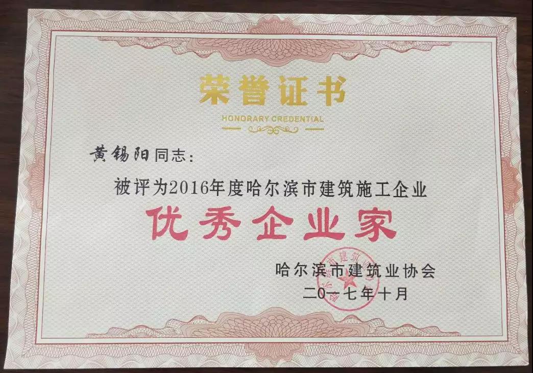 捷报连连！集团公司荣获“优秀企业”荣誉(图1)